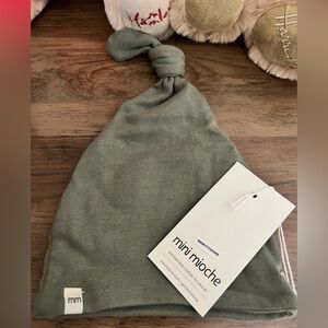 Mini Mioche Green Knotted Beanie